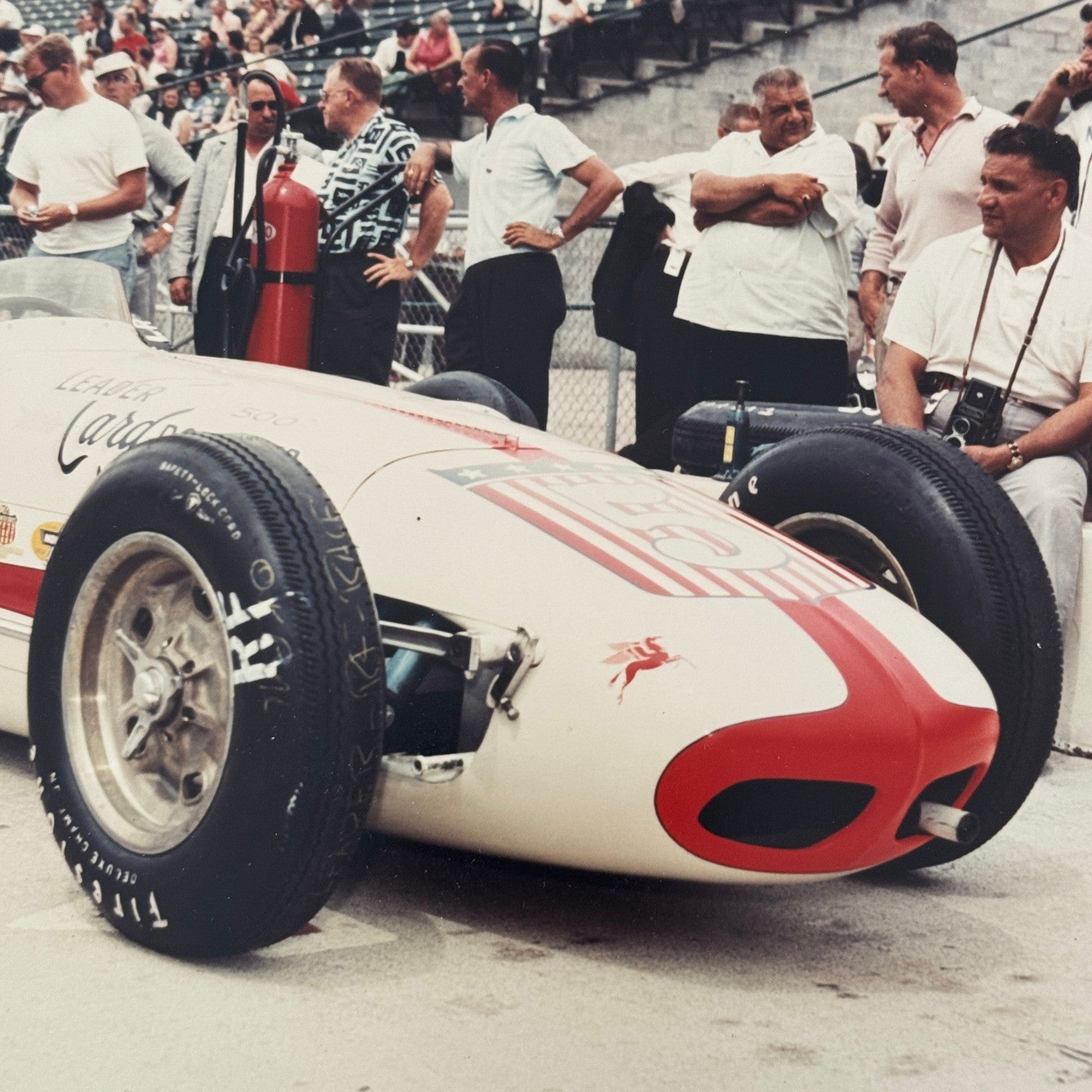 Vintage Indy Racing Photo Roger Ward 1959 Car Motorsport Modern Print