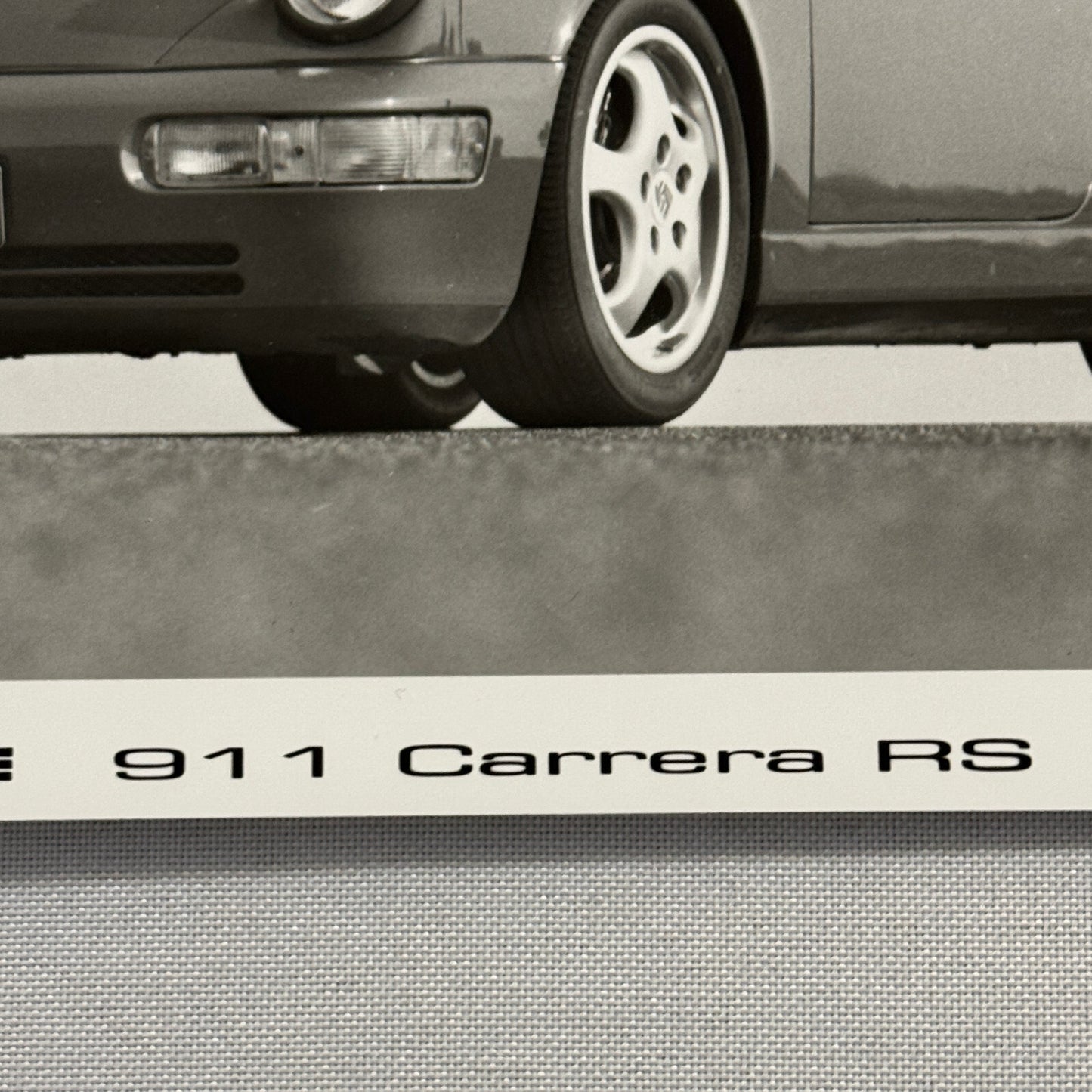Porsche 911 Carrera RS Car Factory Press Photo Photograph Print Vintage