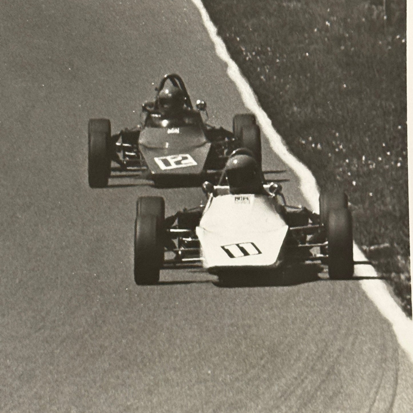 Vintage Car Racing Photo Circuit Mont Tremblant Quebec Automobile Photograph