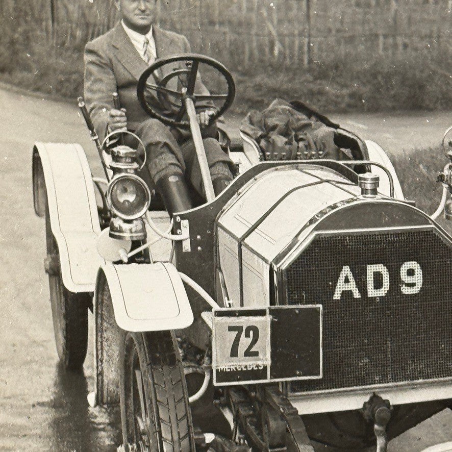 Vintage Racing Photo 1904 Mercedes Benz Car at 1958 Prescott Hillclimb Race