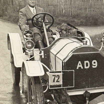 Vintage Racing Photo 1904 Mercedes Benz Car at 1958 Prescott Hillclimb Race