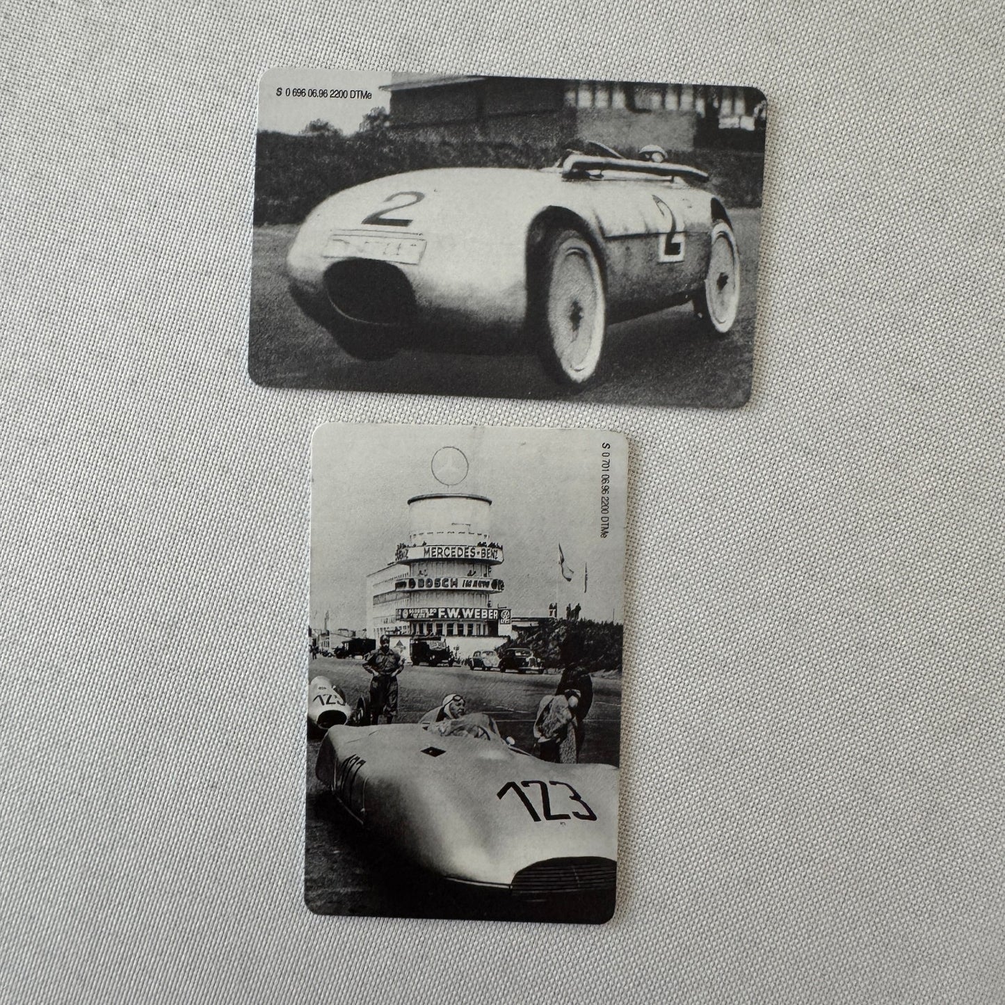 Vintage Car Automobile Colllectible Phone Card Lot 6x German BWZ