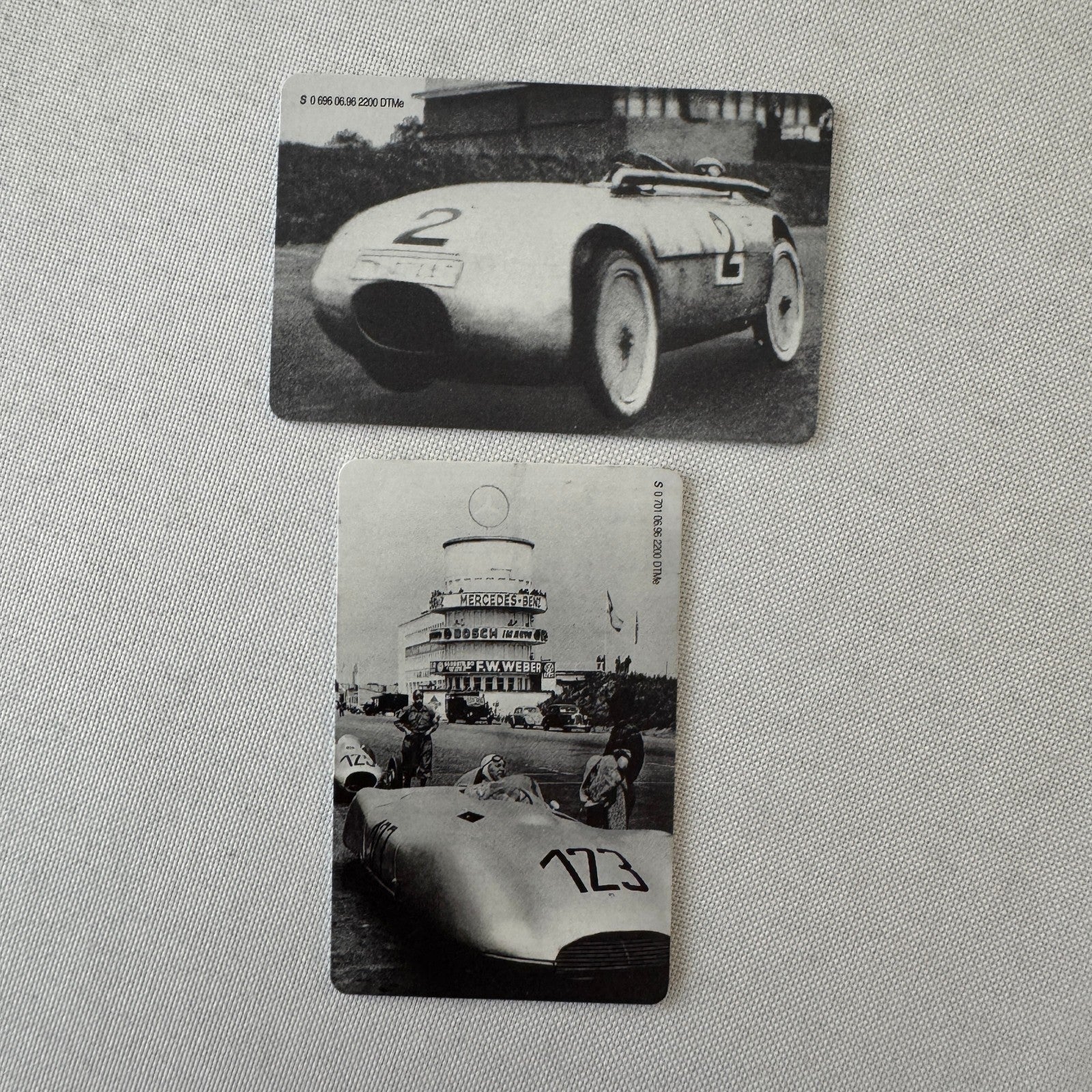 Vintage Car Automobile Colllectible Phone Card Lot 6x German BWZ