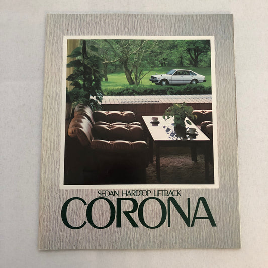 Vintage Toyota Corona Sales Brochure Catalog Liftback Sedan Hardtop JDM Japanese