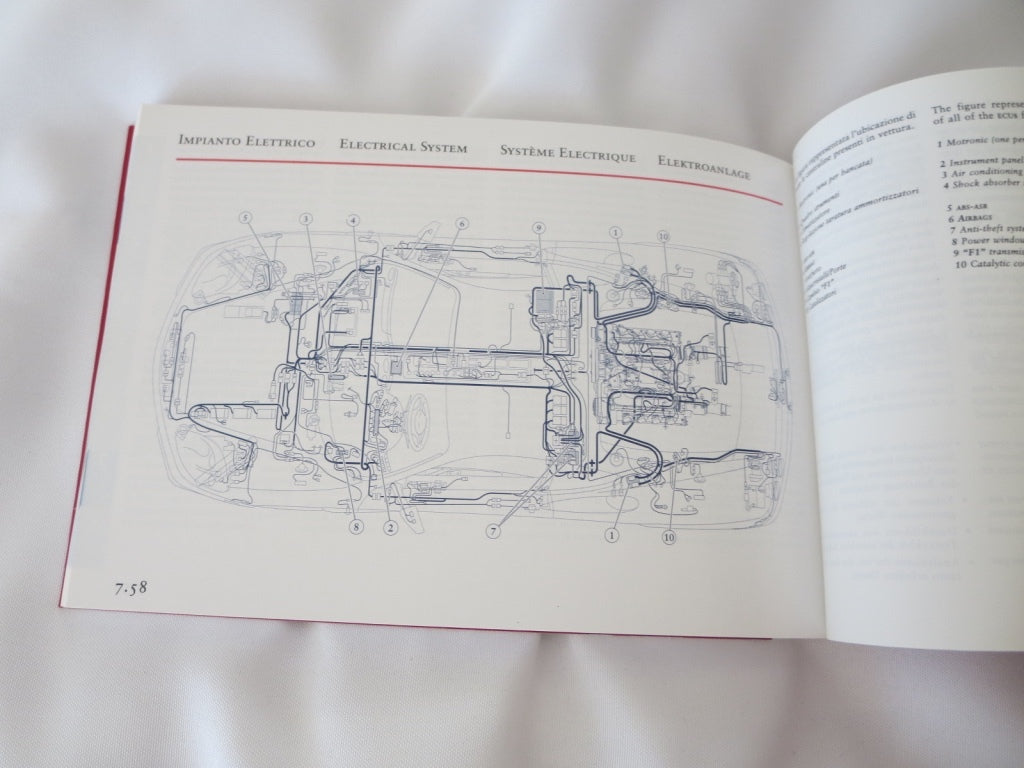 2003 Ferrari Challenge Stradale Factory Owner's Manual Instruction Book 