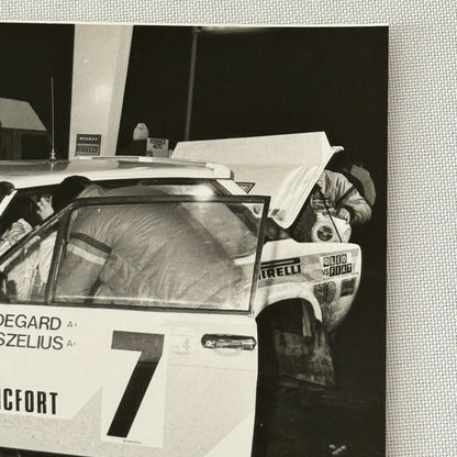 1980 Rallye Monte Carlo Press Photo Photograph DPPI Fiat 131 Abarth Car