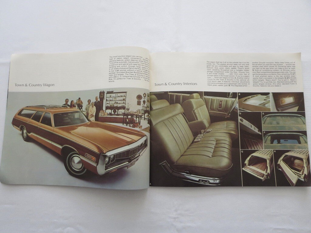 1971 Chrysler & Imperial Sales Brochure Catalog New Yorker Newport 300 + 