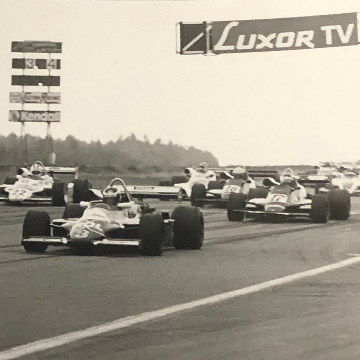 1981 Honda Formula 2 Racing Press Photo Photograph Mantorp Park Sweden 