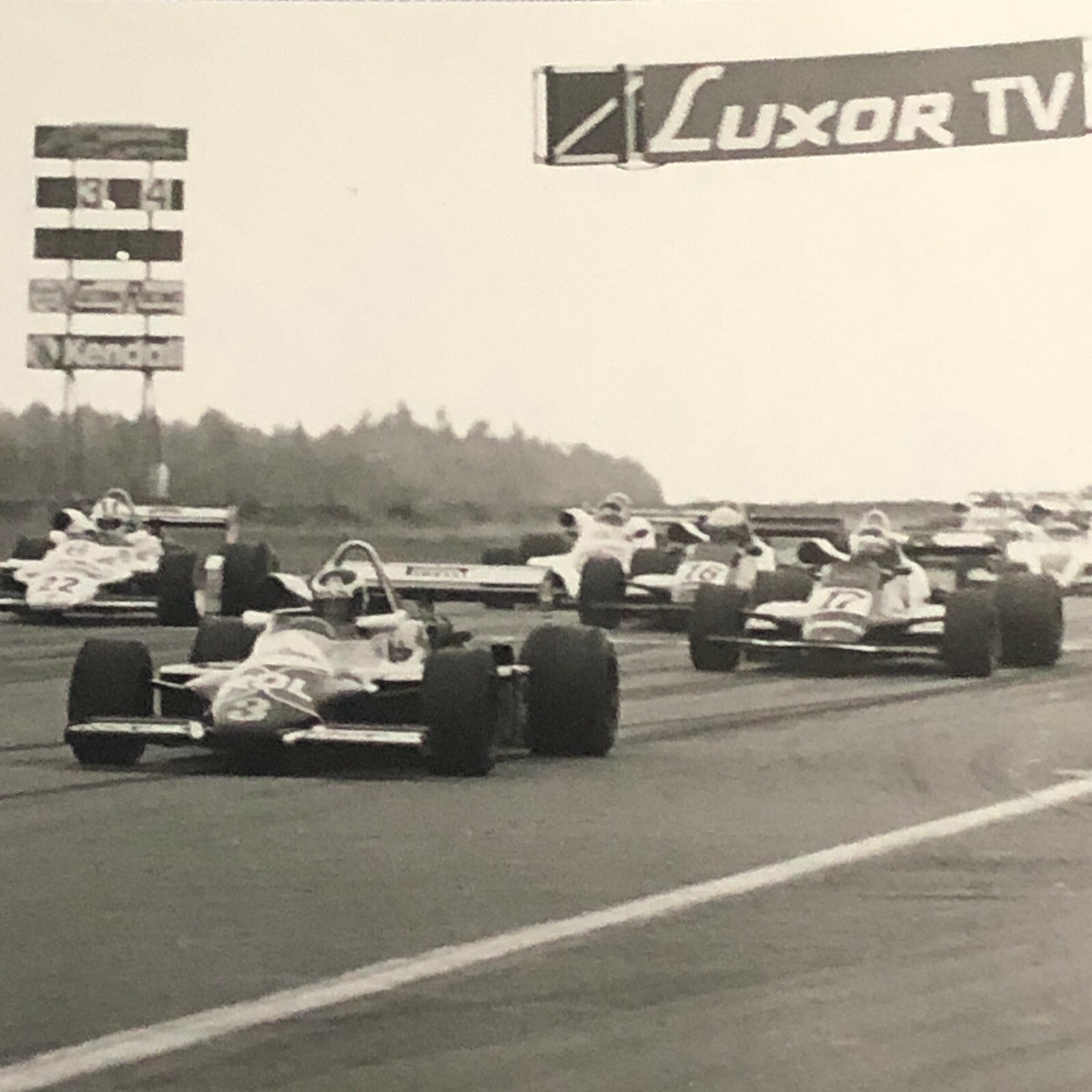 1981 Honda Formula 2 Racing Press Photo Photograph Mantorp Park Sweden 