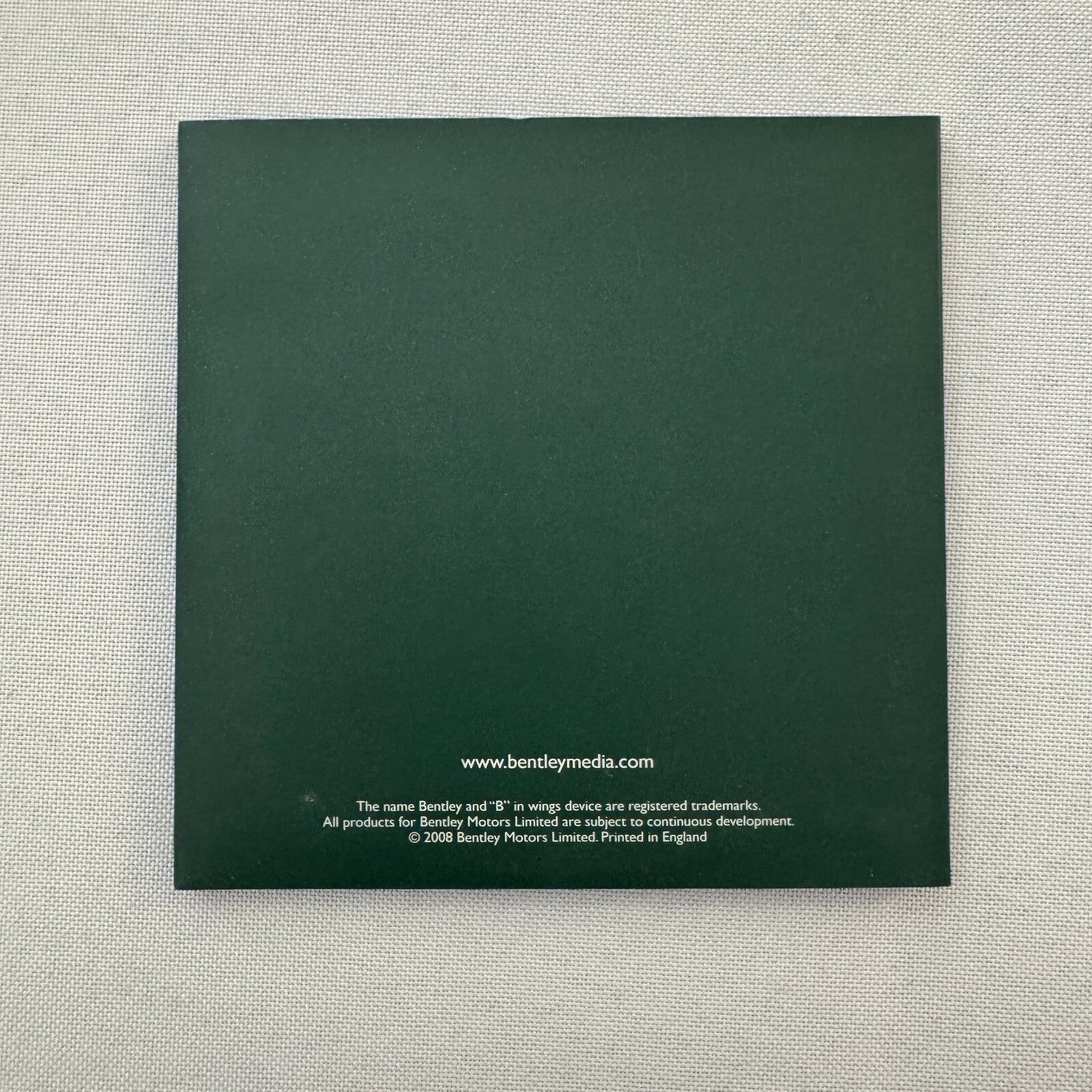 Bentley Arnage and Azure Press Kit Photo CD 2008 2009