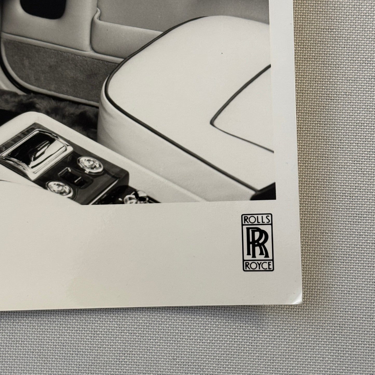 Rolls Royce Silver Spirit Car Interior Factory Press Photo Photograph