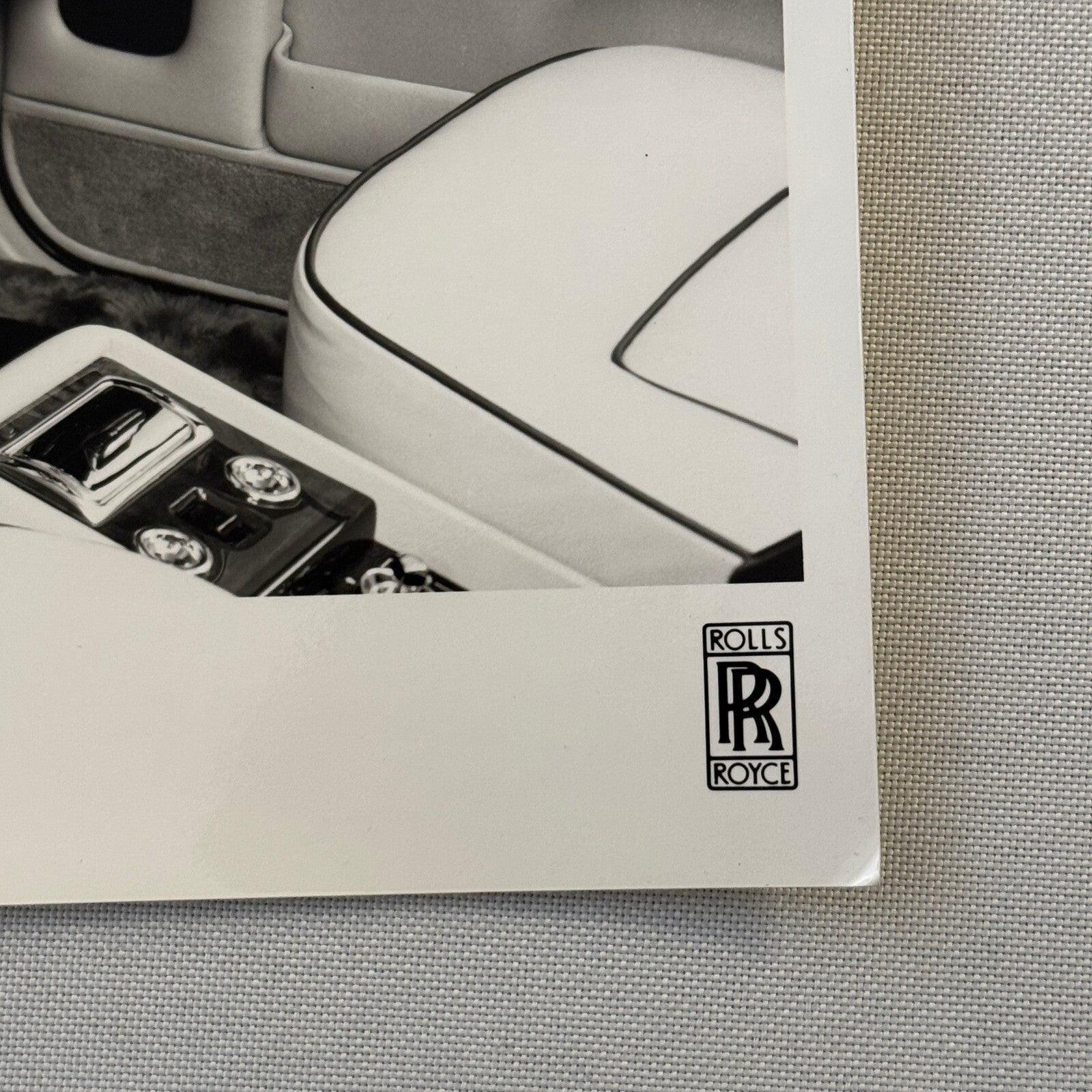 Rolls Royce Silver Spirit Car Interior Factory Press Photo Photograph