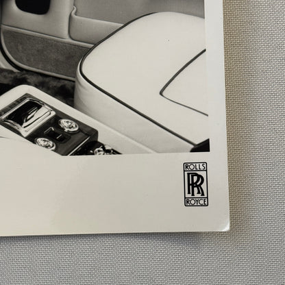 Rolls Royce Silver Spirit Car Interior Factory Press Photo Photograph