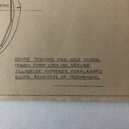 1936 Coachbuilder Bus Design Blueprint Rendering Blue Print Coach Bus Truck