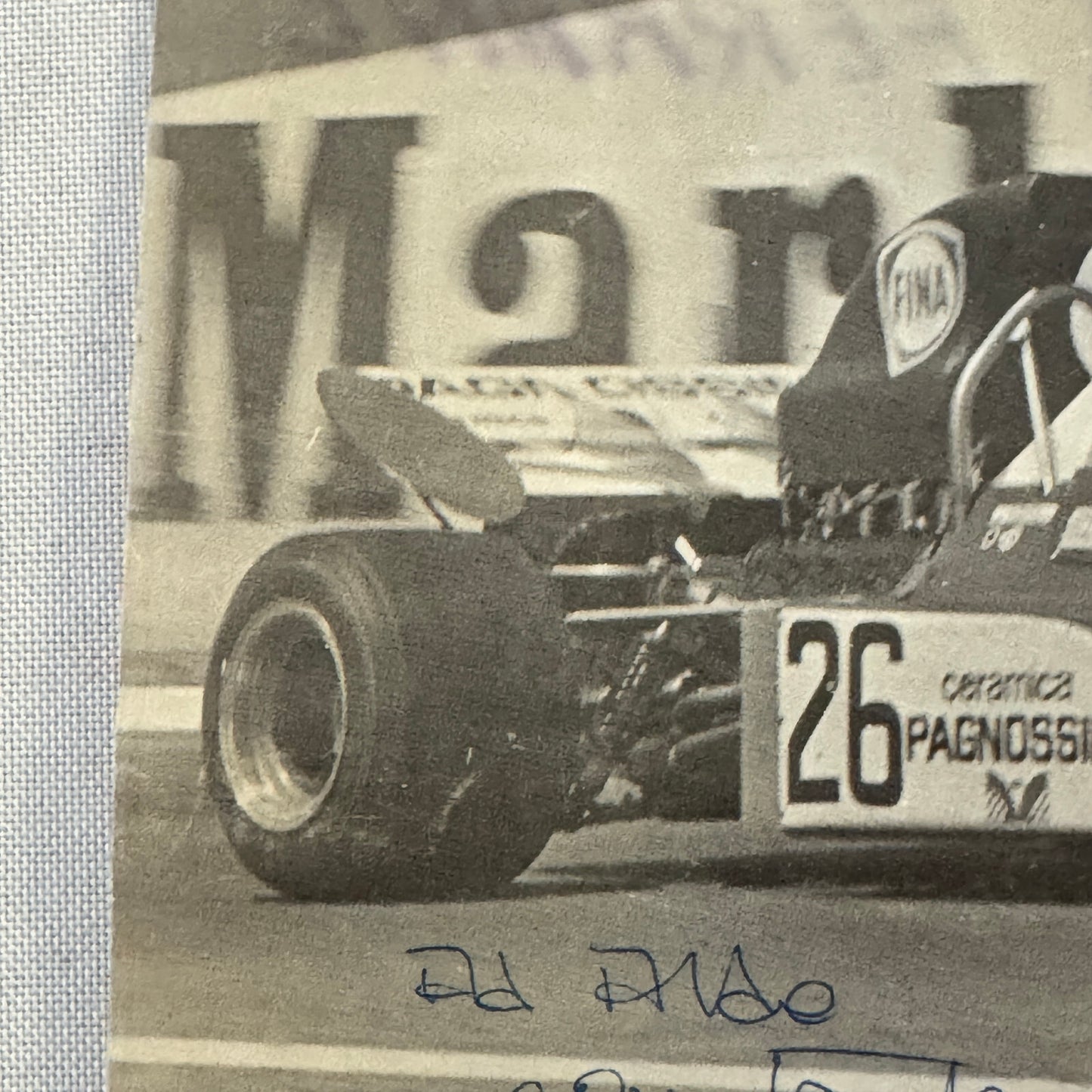 Andrea de Adamich Racing Driver Photo Photograph Surtees Signed Autograph
