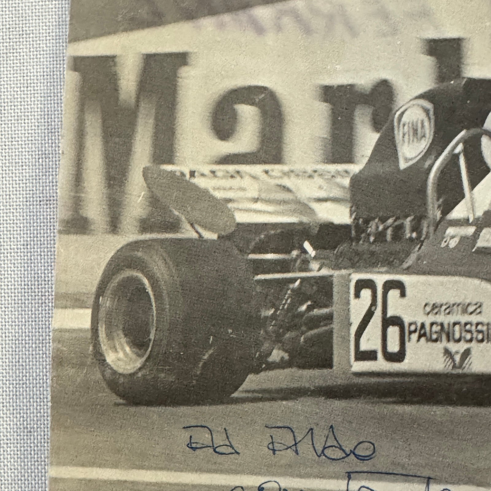 Andrea de Adamich Racing Driver Photo Photograph Surtees Signed Autograph