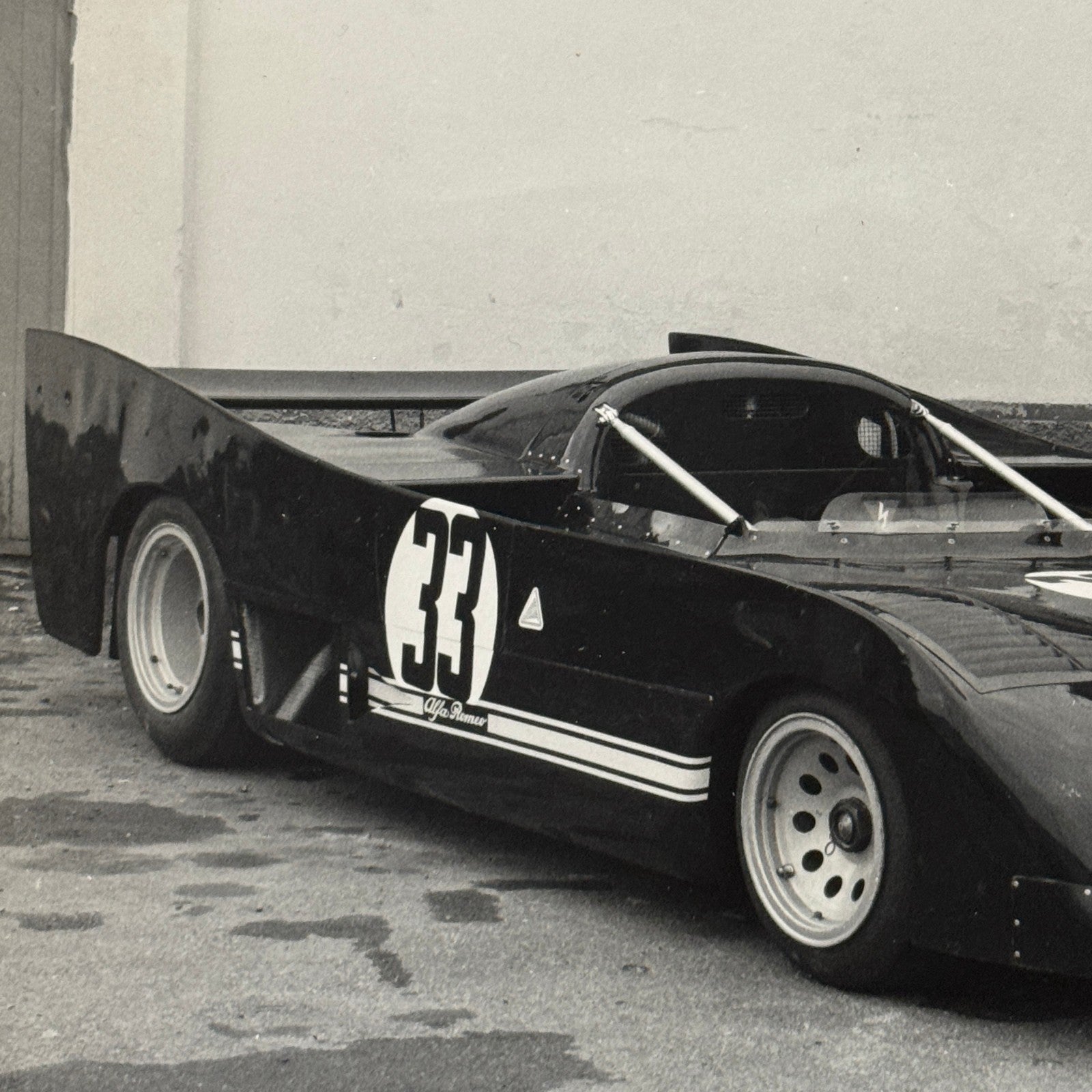 Vintage Racing Photo Alfa Romeo 33 TT 12 Turbo Car Photograph Motorsport Print