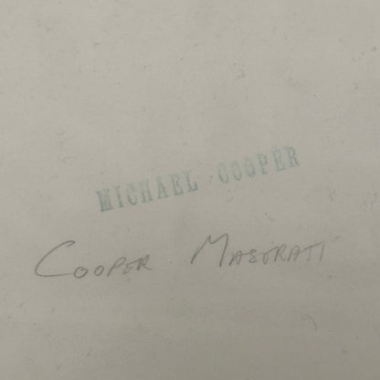 Vintage Cooper Maserati Racing Engine Photograph Car Motorsports Photo Print