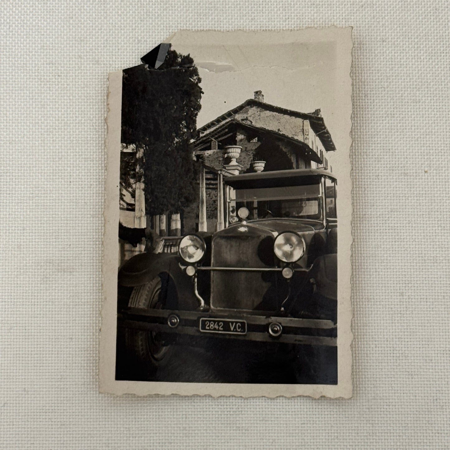Vintage Photo Photograph Print Early Antique Car Automobile
