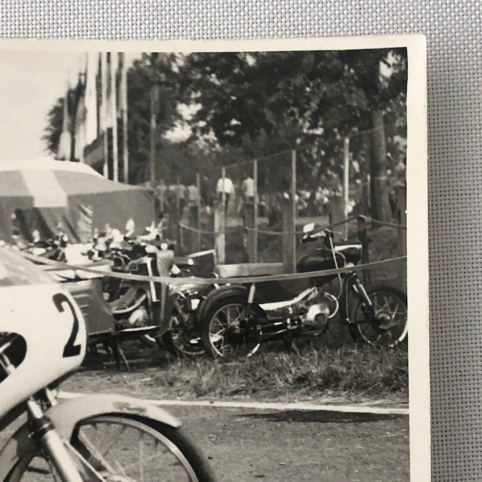 Vintage Motorcycle Racing Photo photograph Rider Luigi Rinaudo 1971