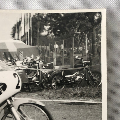 Vintage Motorcycle Racing Photo photograph Rider Luigi Rinaudo 1971