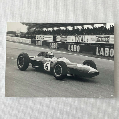 Vintage Jack Brabham Racing Car Driver Grand Prix Photo Photograph 