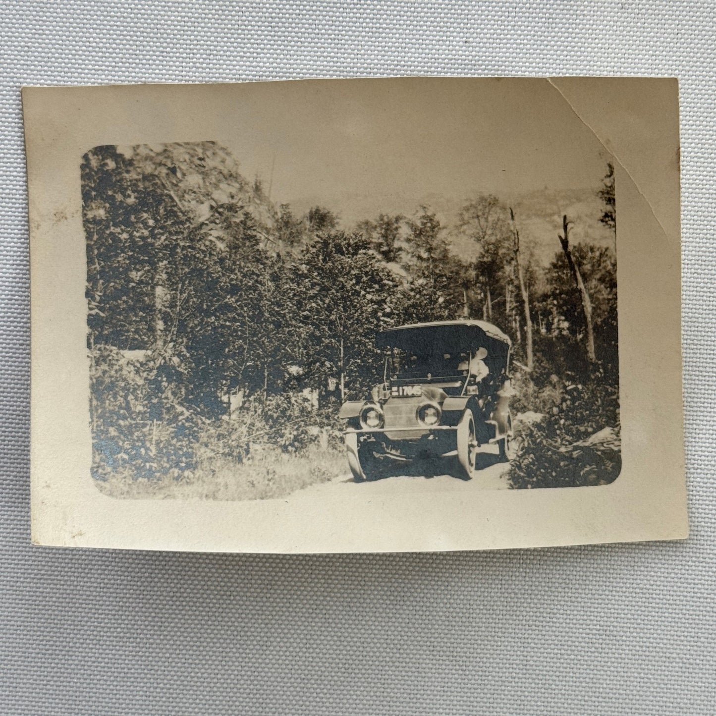 Vintage Automobile Photo Photograph Print Snapshot Early Car