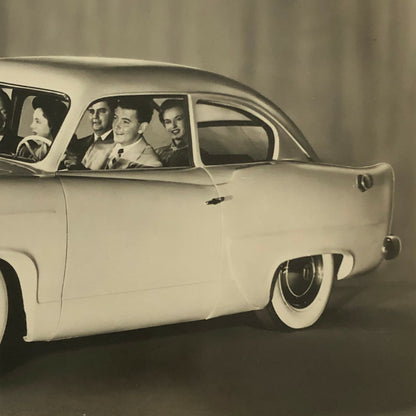 Vintage Kaiser Frazer Car Factory Press Photo Photograph Print 