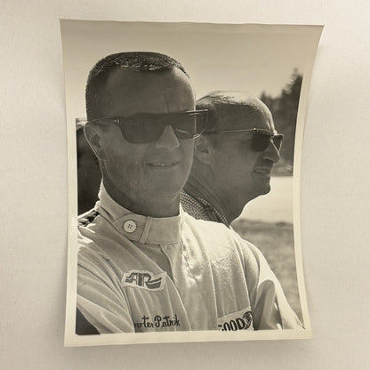 Vintage Racing Photo Photograph Scooter Patrick Car Dealer Otto Zipper Print