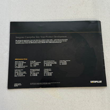 Caterpillar Integrated Systems Product Development Heavy Equipment Brochure