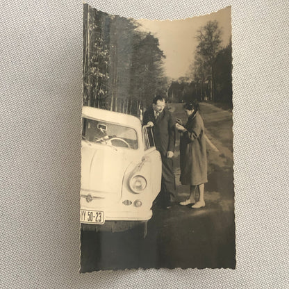 Vintage Car Photo People Automobile Photograph Lot 2 Photographs AL22SM1