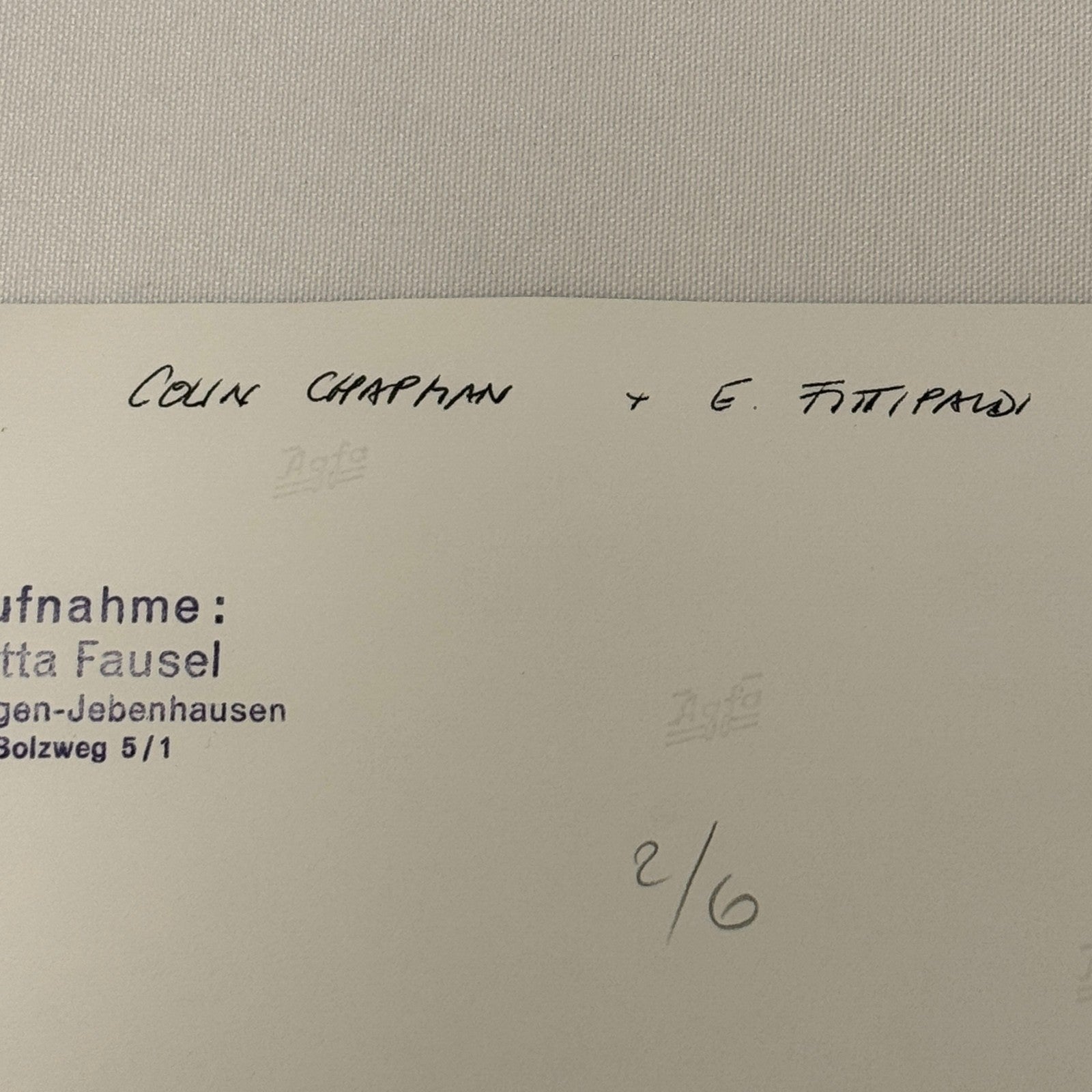 Vintage Racing Photo 1971 Austrian Grand Prix Emerson Fittipaldi Colin Chapman