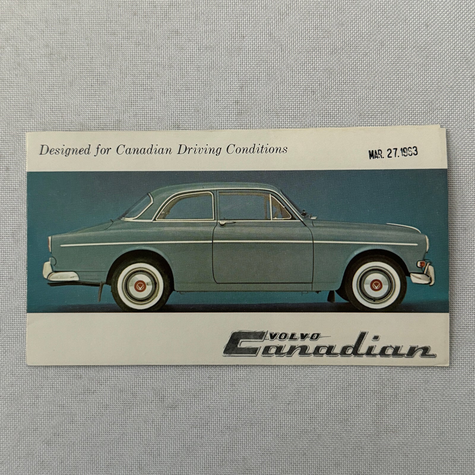 Volvo Canadian Series Car Sales Brochure Catalog Vintage Advertising