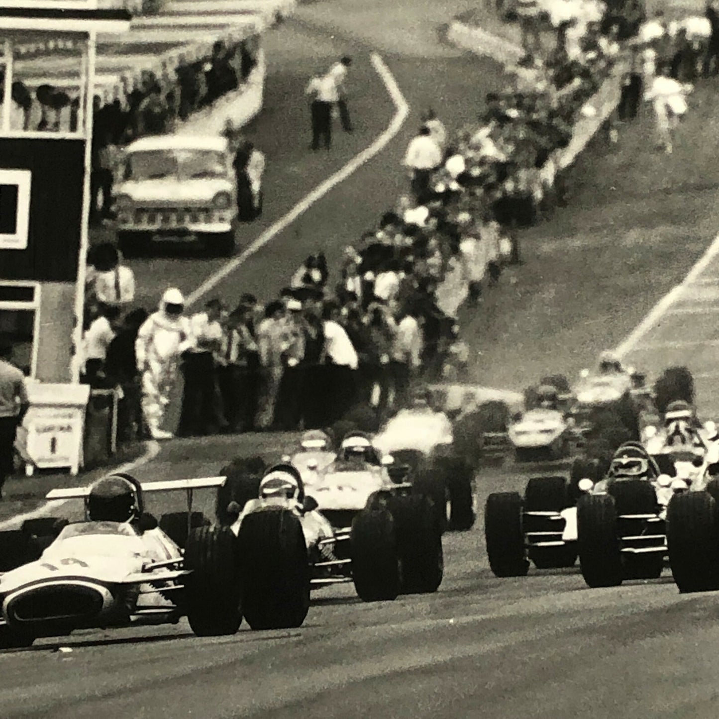Vintage Grand Prix Car Racing Driver Photo Photograph - Toni Temburg