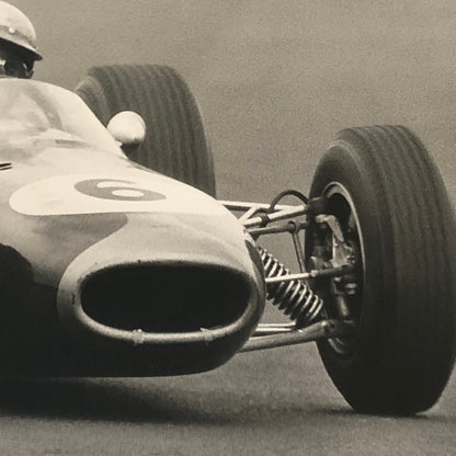 Vintage Racing Photo Photograph Jack Brabham 1964 German Grand Prix