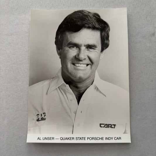 Al Unser Porsche Quaker State Indy Racing Driver Factory Press Photo Photograph