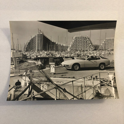 Vintage Porsche 924 Coupe Factory Werkfoto Press Photo Photograph
