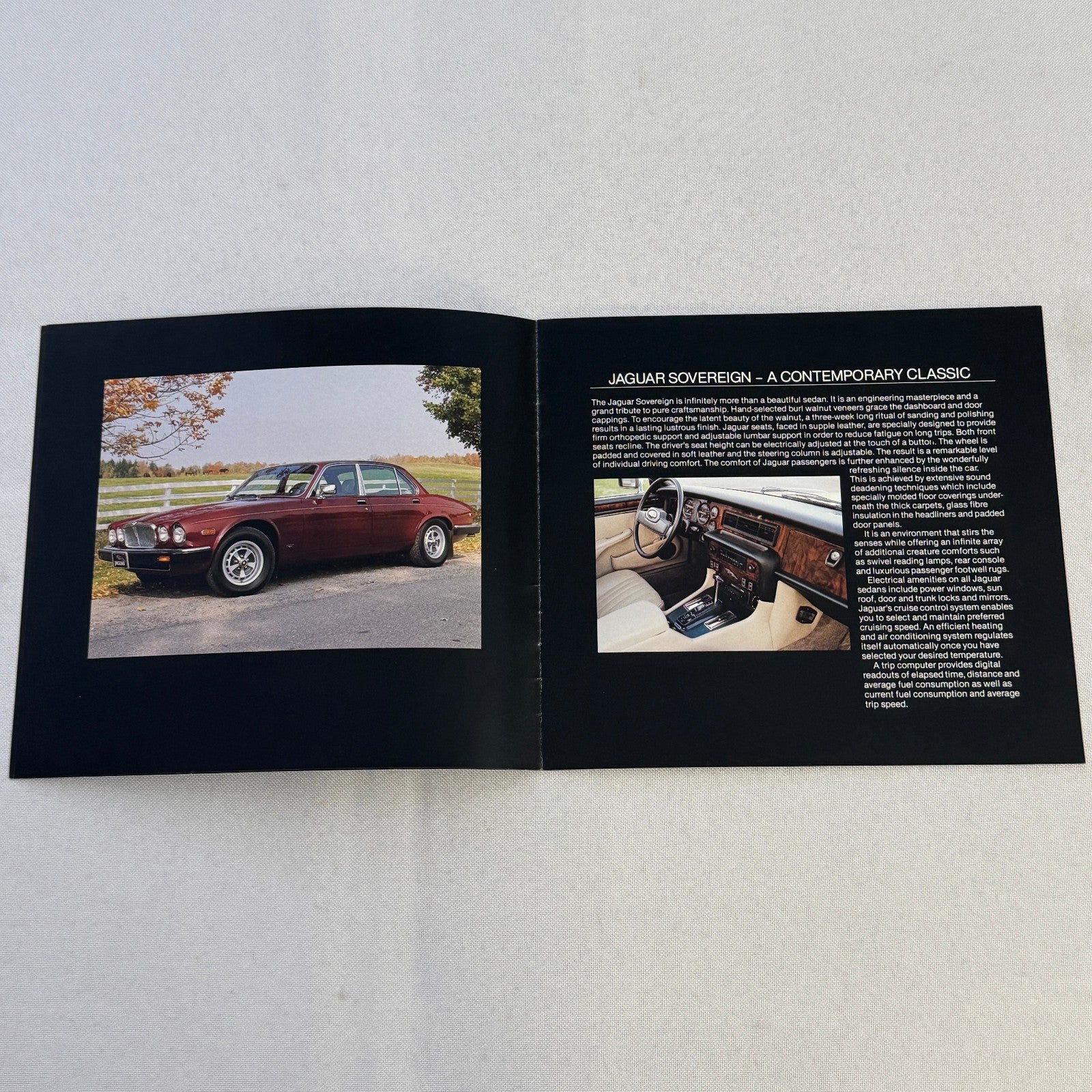 Vintage Jaguar Car Brochure XJ6 Sovereign XJ12 Vanden Plas XJS XJ-S XJ Catalog