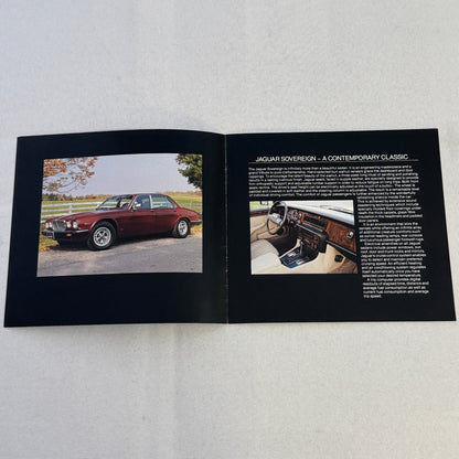Vintage Jaguar Car Brochure XJ6 Sovereign XJ12 Vanden Plas XJS XJ-S XJ Catalog