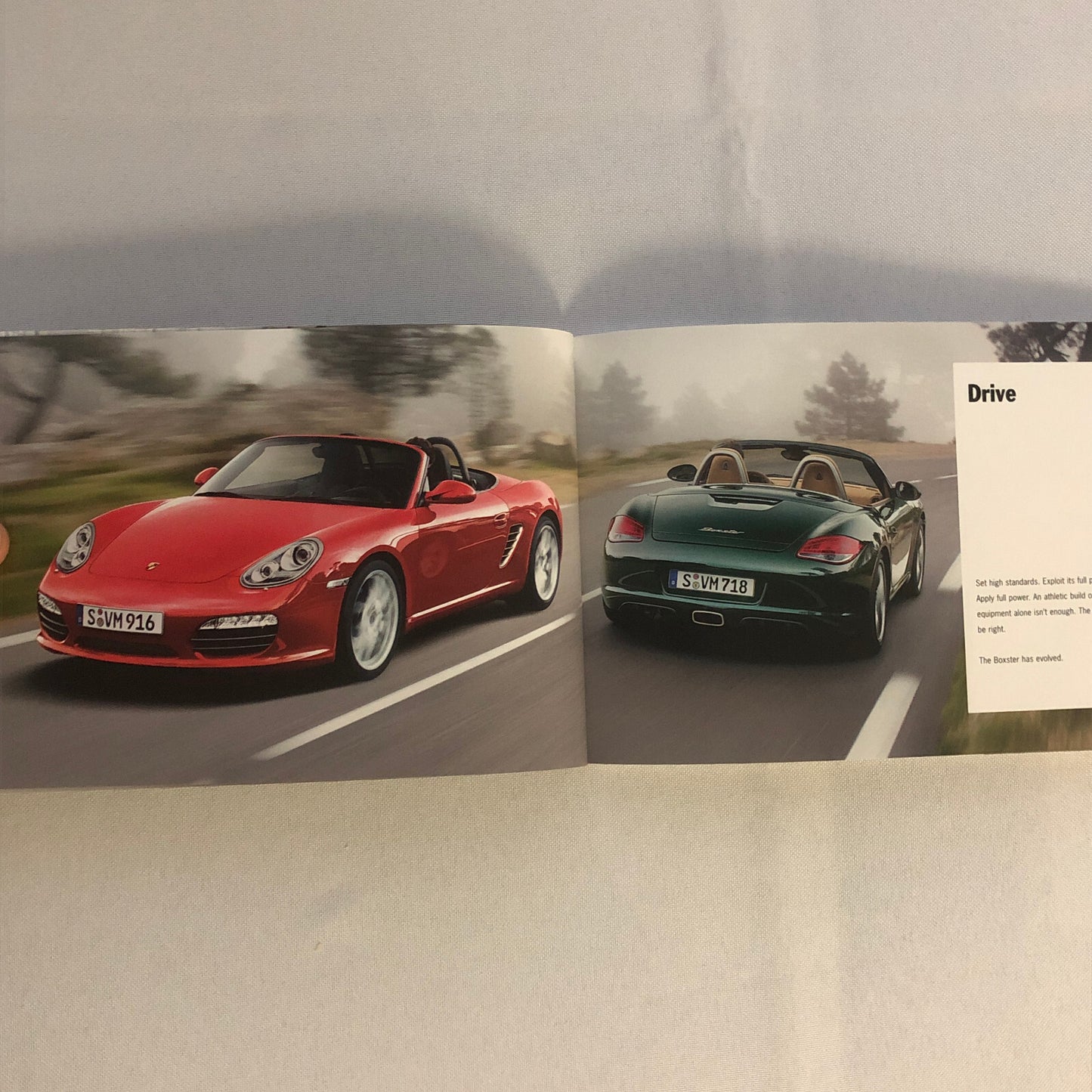 Porsche Boxster Inner Fire Sales Brochure Catalog Advertising 2008 2009