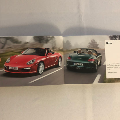 Porsche Boxster Inner Fire Sales Brochure Catalog Advertising 2008 2009