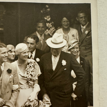 Boxer Kid Berg Married Wedding Marriage Boxing Press Photo Photograph 1933 LNA