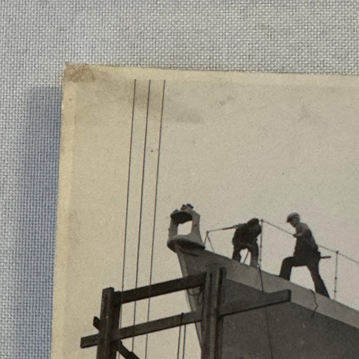 Vintage Royal Canadian Navy Military Ship Photo Photograph HMCS MicMac