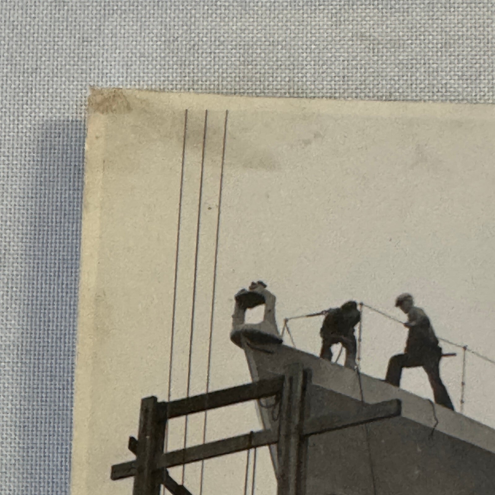 Vintage Royal Canadian Navy Military Ship Photo Photograph HMCS MicMac