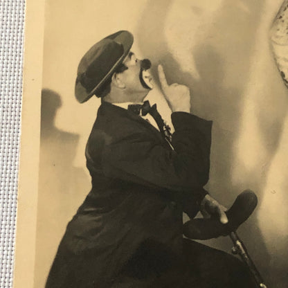 Circus Performer Clown Unicycle Real Photo Postcard RPPC L.G. Halter Comedy