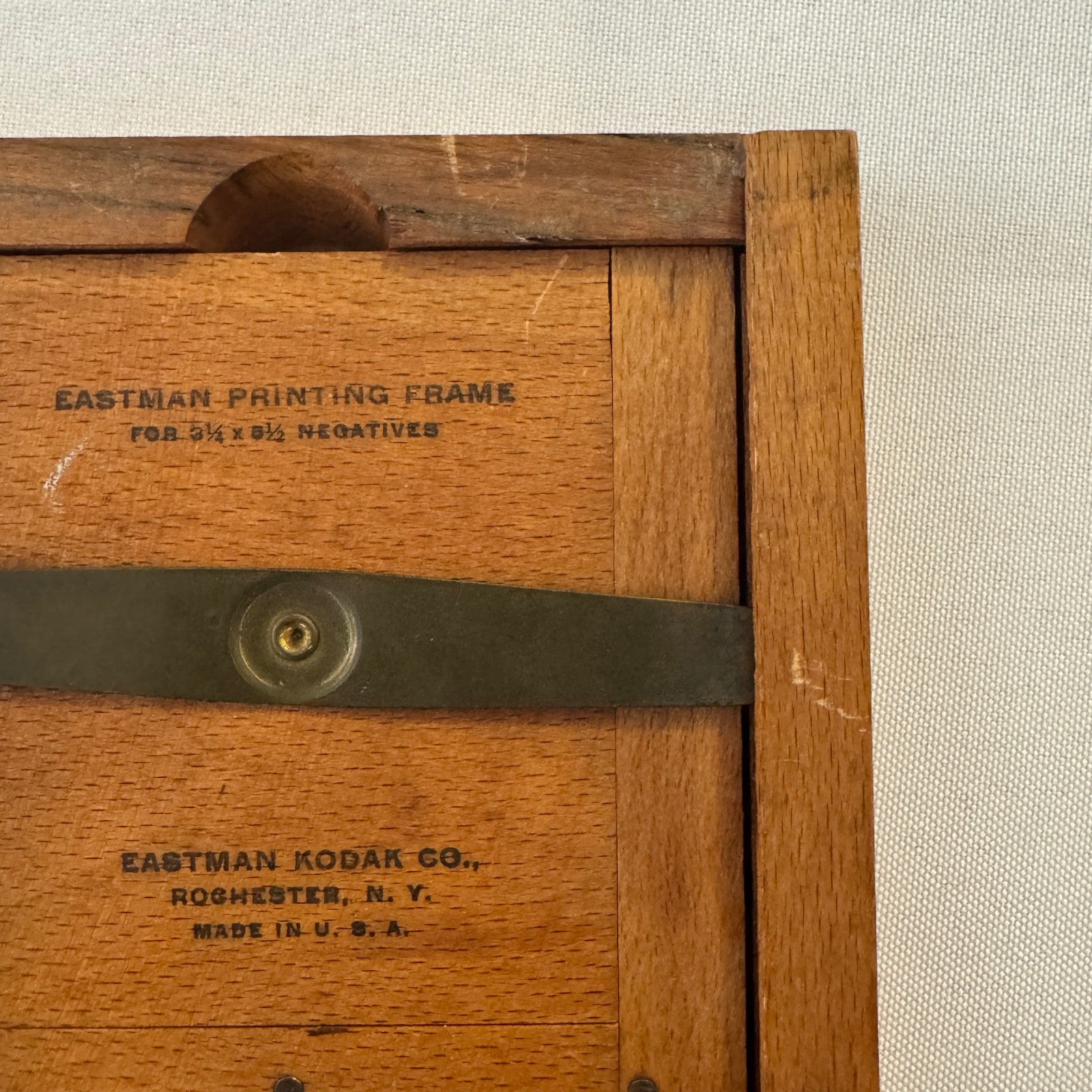 Vintage Eastman Photo Negative Printing Frame Photograph 3 1/4" by 8 1/2"