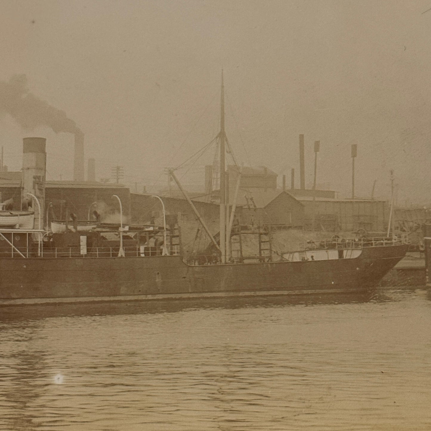 Vintage Ship Boat Photo Photograph Print Farmand