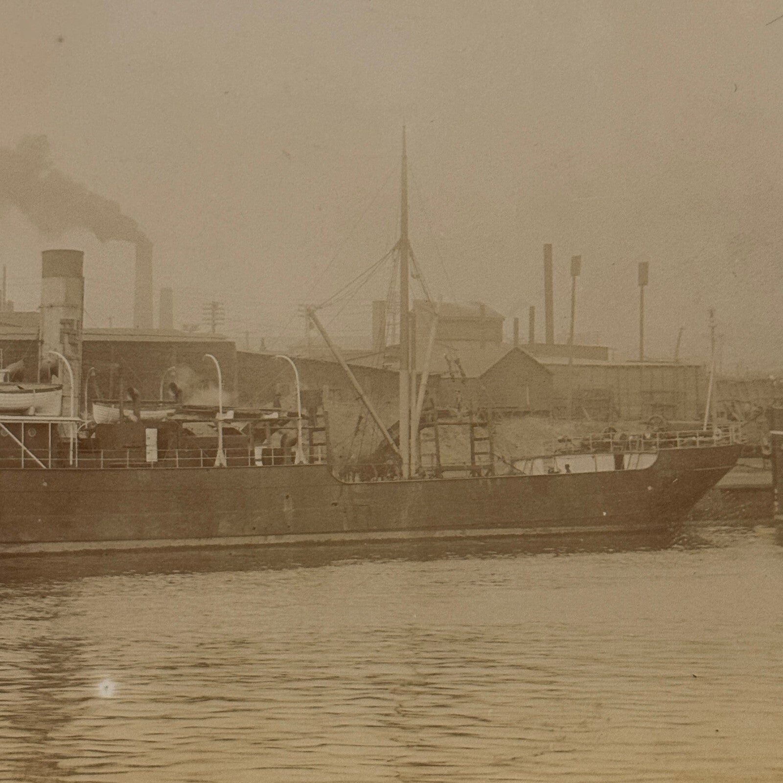 Vintage Ship Boat Photo Photograph Print Farmand