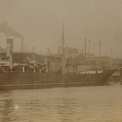 Vintage Ship Boat Photo Photograph Print Farmand