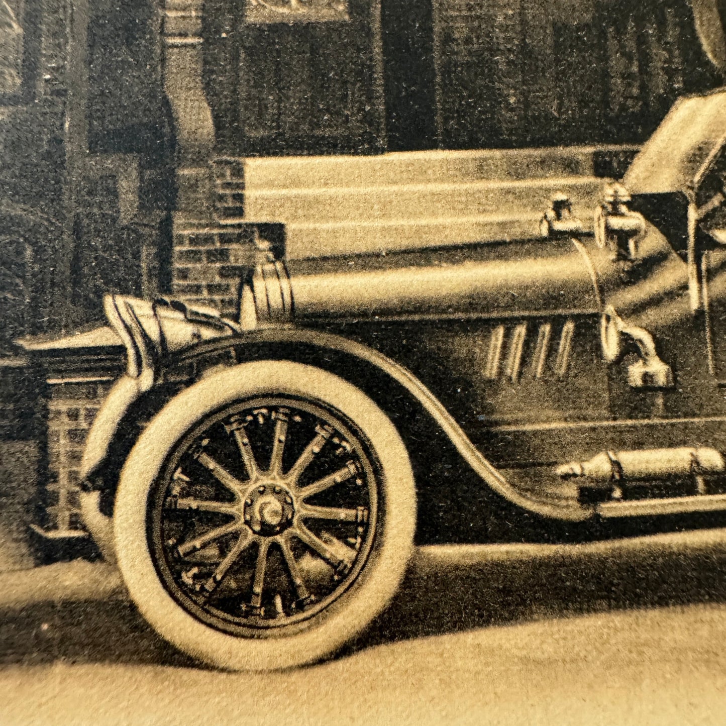 Vintage Postcard Post Card Grand Duke and Princess German Royalty in Automobile